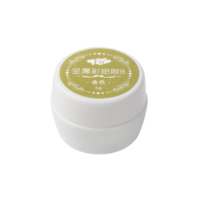 Adhesivo para Uñas con Efecto Espejo Dorado Japonés - Image 3