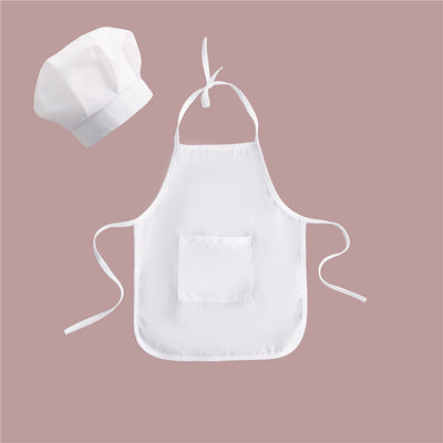 Conjunto de Delantal y Gorro de Chef para Niños - Image 5