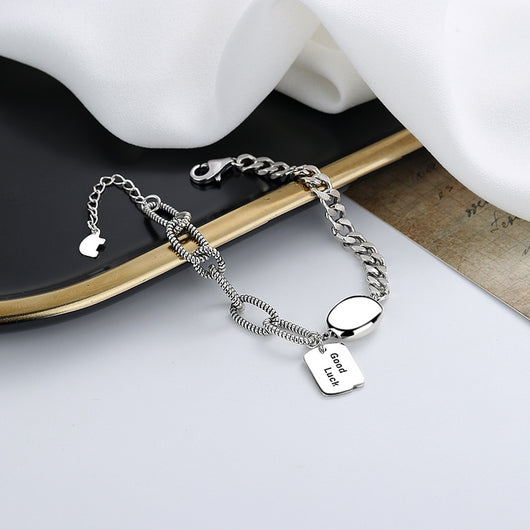 Pulsera Tejida de Temperamento - Joyería Versátil y Elegante - Image 2