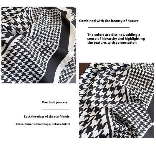 Pañoleta Escocesa Grande de Twill Versátil Clásica - Image 7