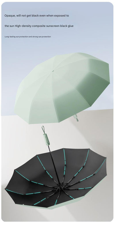 Paraguas Automático Plegable Grande - Protección Dual Sol y Lluvia - Image 5