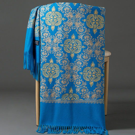 Bufanda Coreana con Bordado de Corona - Accesorio Versátil para Invierno y Primavera - Image 13