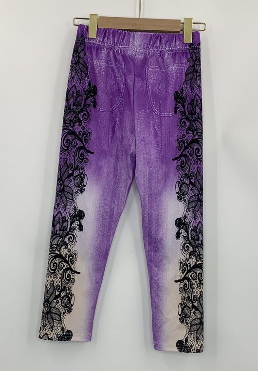 Pantalones Capri Skinny Estampados de Tela Vaquera Sintética Cintura Media - Image 18