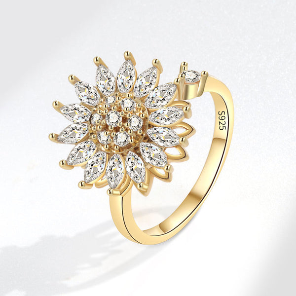 Anillo Giratorio de Plata de Ley S925 para Mujer - Image 6