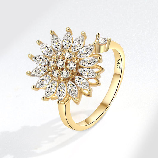 Anillo Giratorio de Plata de Ley S925 para Mujer - Image 6