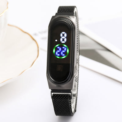 Reloj Inteligente LED con Pantalla Táctil y Malla Metálica - Image 6