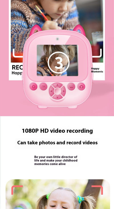 Cámara Digital Instantánea para Niños con Impresión de Fotos HD - Image 16