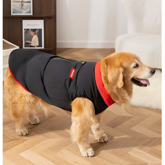 Chaleco Acolchado para Perros Grandes - Ropa de Invierno con Bolsillos - Image 31