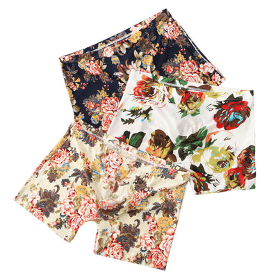 Calzoncillos Hombre Seda de Hielo Estampados sin Costuras Verano - Image 5