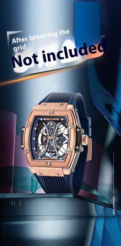 Reloj Deportivo Tonneau con Correa de Silicona y Esfera Luminosa - Image 19