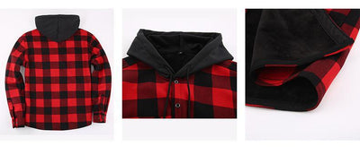 Sudadera Térmica con Capucha y Forro Polar Grueso para Hombre - Image 20