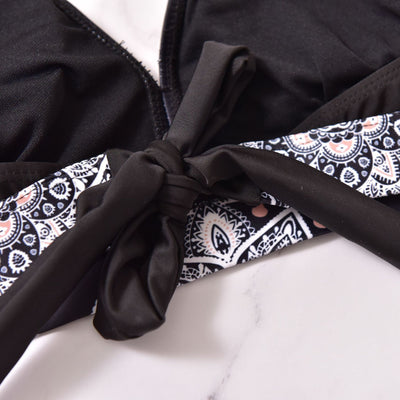 Bikini Estampado con Corte Dividido - Image 12