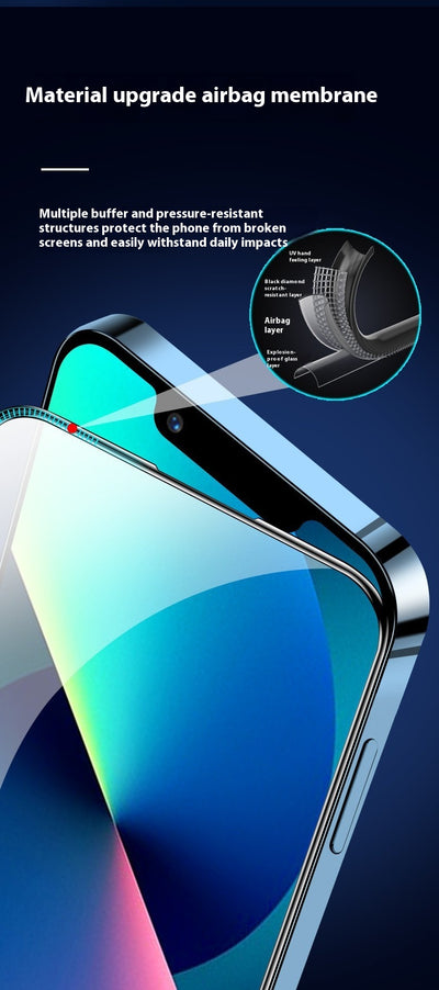 Protector de Pantalla Cristal Templado con Airbag para Celular Pantalla Completa - Image 7