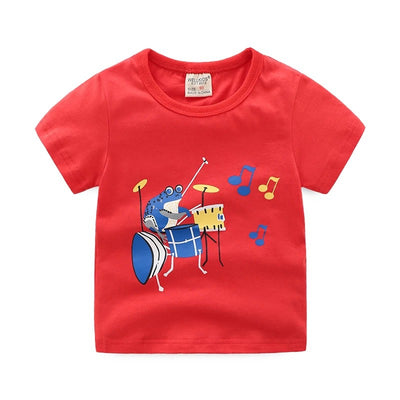 Playera Infantil de Verano con Estampado de Dibujos Animados - Image 10