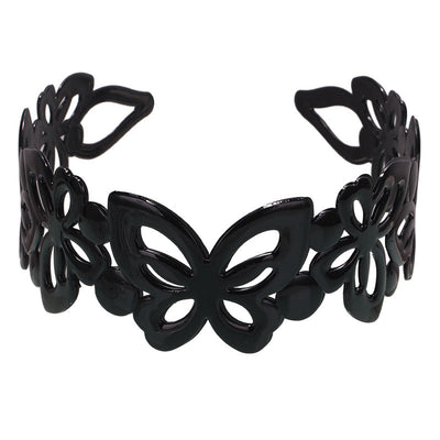 Diadema de Moño con Efecto Spray Negro para Mujer - Image 10