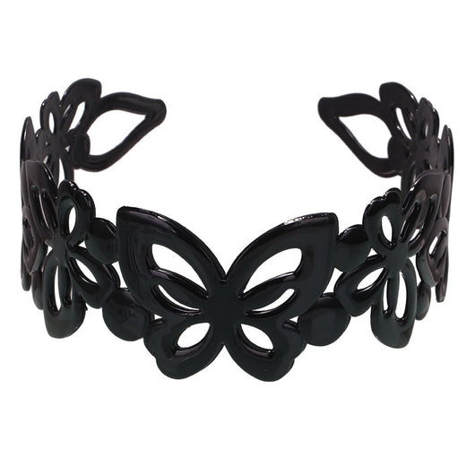 Diadema de Moño con Efecto Spray Negro para Mujer - Image 10