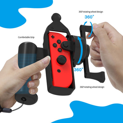 Soporte para Controles de Juego Diseño Caña de Pesca con Empuñaduras Ergonómicas - Image 8