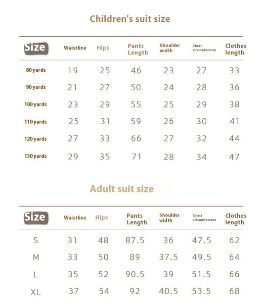 Bamboo cotton knitted parent-child pajama set with a pumpkin print long-sleeve top and solid light blue-grey pants. - Image 11
