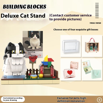 Bloques de Construcción Mascota Personalizada - Figura de Perro y Gato - Image 2