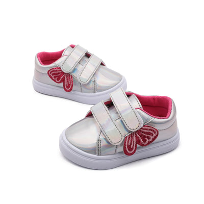 Zapatos Niña con Lentejuelas y Panel Espejo - Diseño Velcro Clásico y Trendy - Image 10