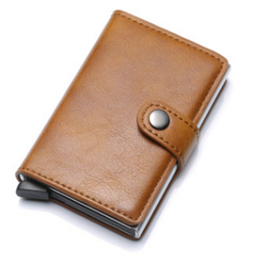 Billetera Vintage para Hombre con Protección RFID, Cuero y Aluminio - Image 28
