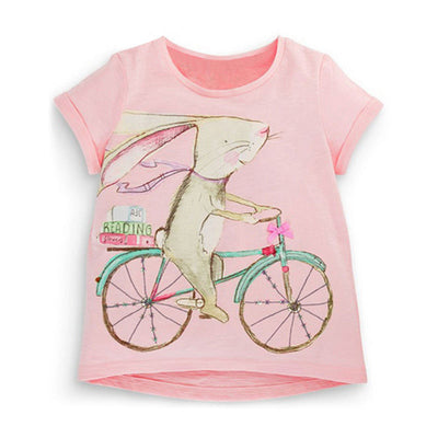 Playera Infantil de Algodón para Niña - Manga Corta - Image 6