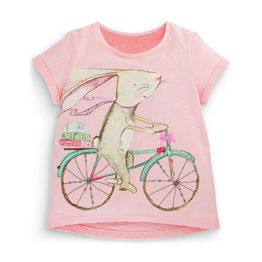Playera Infantil de Algodón para Niña - Manga Corta - Image 6