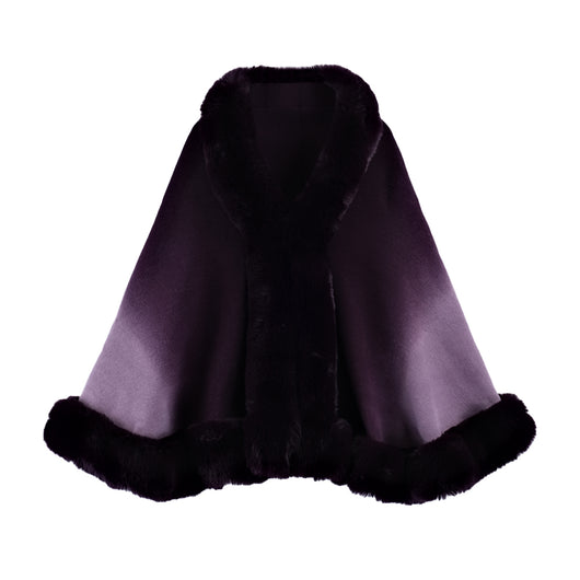 Chal de Cuello de Pelaje Sintético con Degradado - Image 32