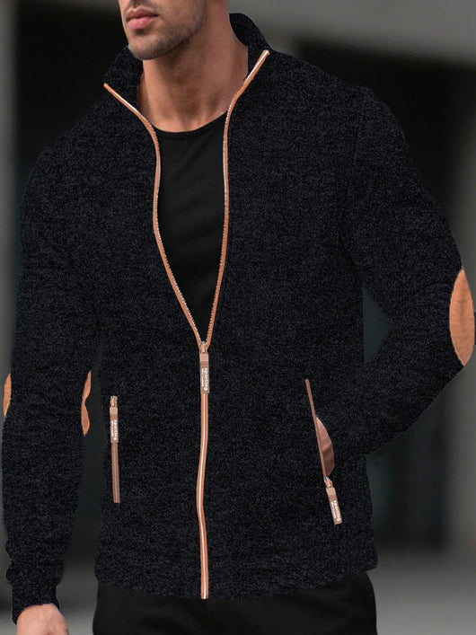 Abrigo Sudadera Polar con Cierre para Hombre - Talla Grande - Image 7