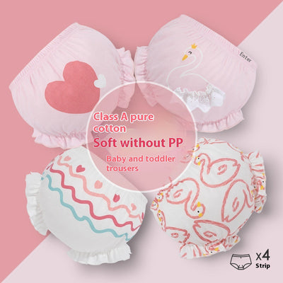 Shorts Triangulares con Moño para Niñas y Niños - Pantalones Cortos Estilo Pan