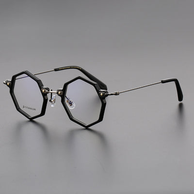 Gafas Retro Ultraligeras de Titanio Puro con Lentes para Miopía - Image 4