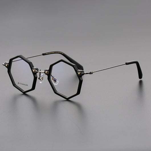 Gafas Retro Ultraligeras de Titanio Puro con Lentes para Miopía - Image 4