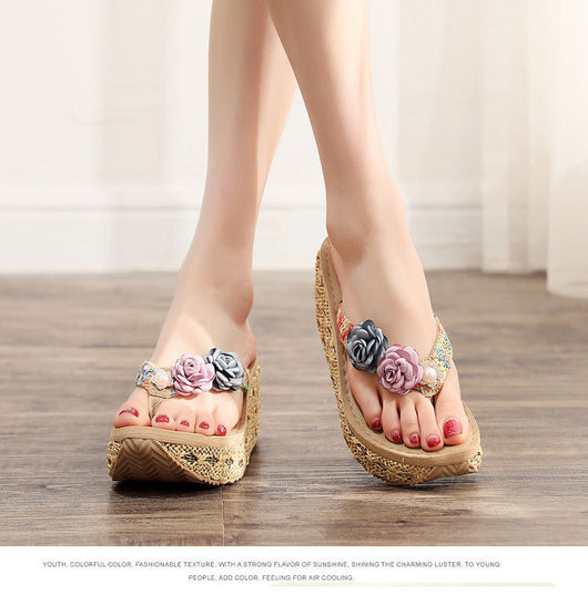 Sandalias Plataforma Bohemias para Playa - Chanclas Cómodas para Mujer - Image 8