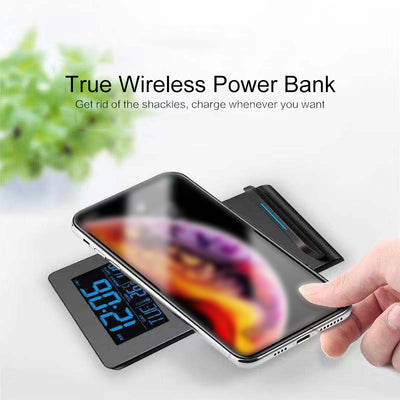 Reloj Despertador Multifunción con Cargador Inalámbrico y Soporte para Teléfono - Image 9
