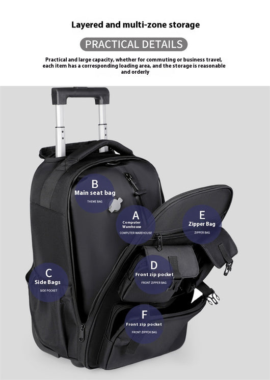 Mochila Trolley Expandible Airbag para Hombre - Image 13