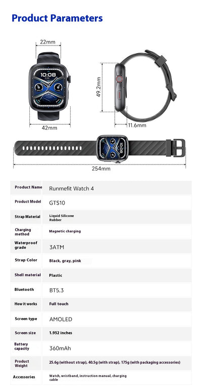 Reloj Deportivo Inteligente GTS10 con Análisis de Sueño IA - Image 9