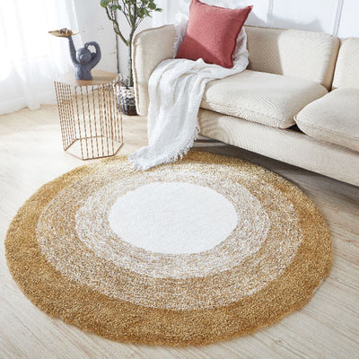 Alfombra Redonda Acolchada para Dormitorio - Diseño Simple y Elegante - Image 6