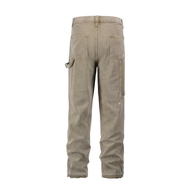 Pantalones Jeans Rectos Baggy con Costuras Lavadas - Image 2