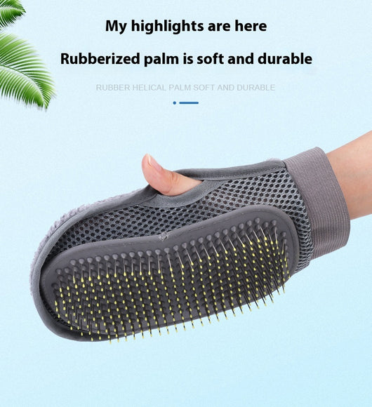 Guantes de Masaje y Baño para Mascotas con Peine Integrado - Image 10