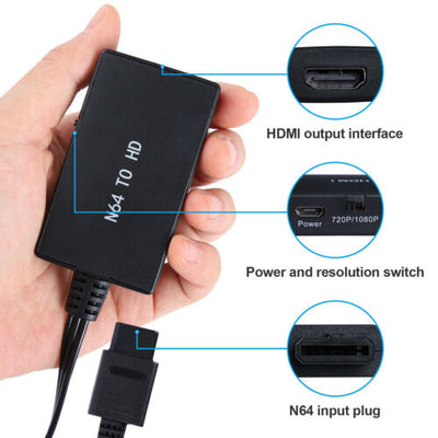 Convertidor N64 a HDMI - Cable HD para Nintendo 64, GameCube y SNES - Image 11