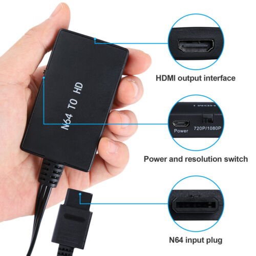 Convertidor N64 a HDMI - Cable HD para Nintendo 64, GameCube y SNES - Image 11
