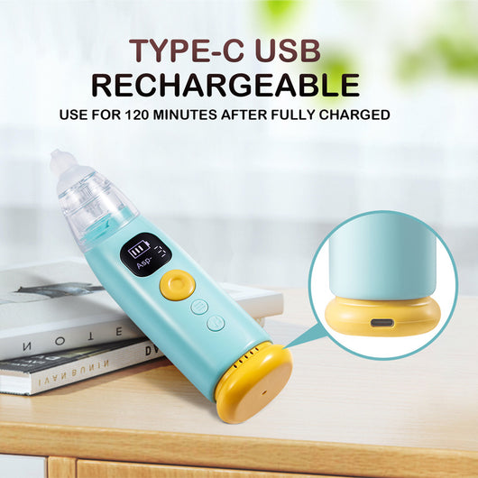 Aspirador Nasal Eléctrico para Bebés Orange - Image 3