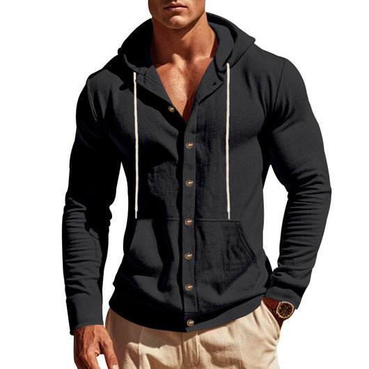 Camisa Suelta Americana Primavera Otoño para Hombre - Image 8