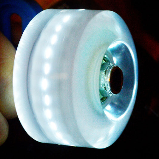 Ruedas LED Patines de Cuatro Ruedas con Accesorios Luminosos