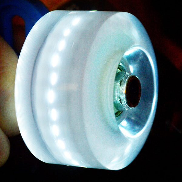 Ruedas LED Patines de Cuatro Ruedas con Accesorios Luminosos