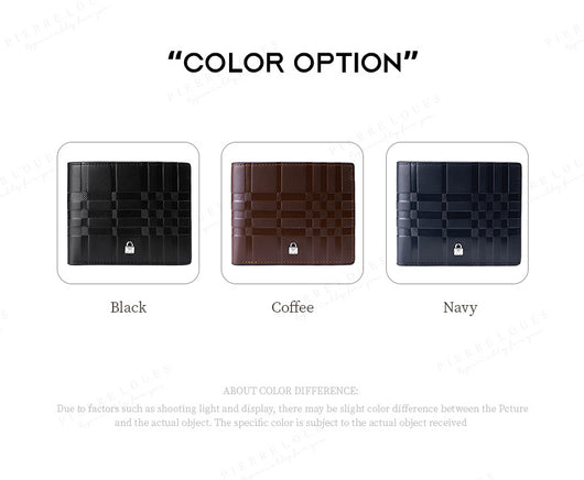 Billetera Delgada para Hombre con Múltiples Compartimentos y Diseño Rayado - Image 10