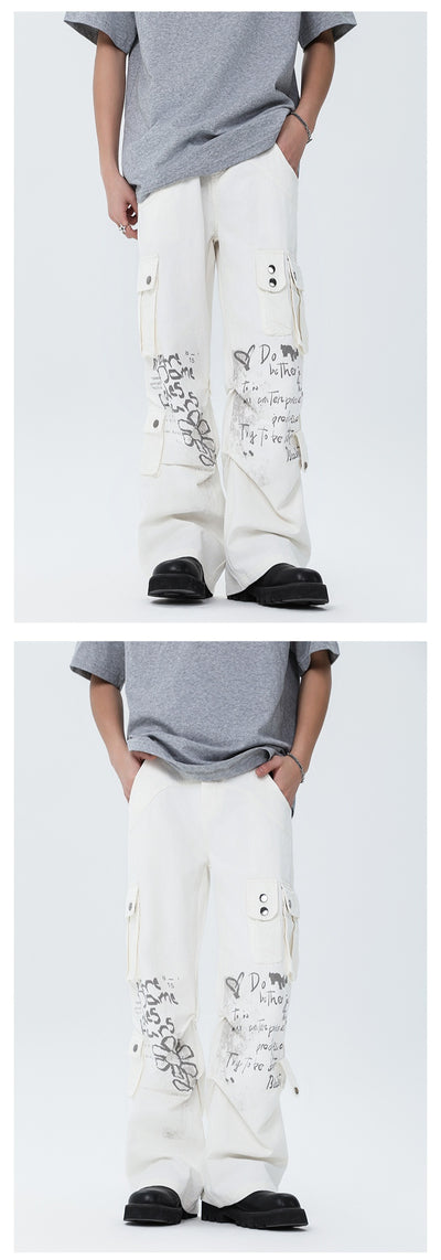 Overol Recto Blanco para Hombre - Diseño Minimalista Moda Americana - Image 13