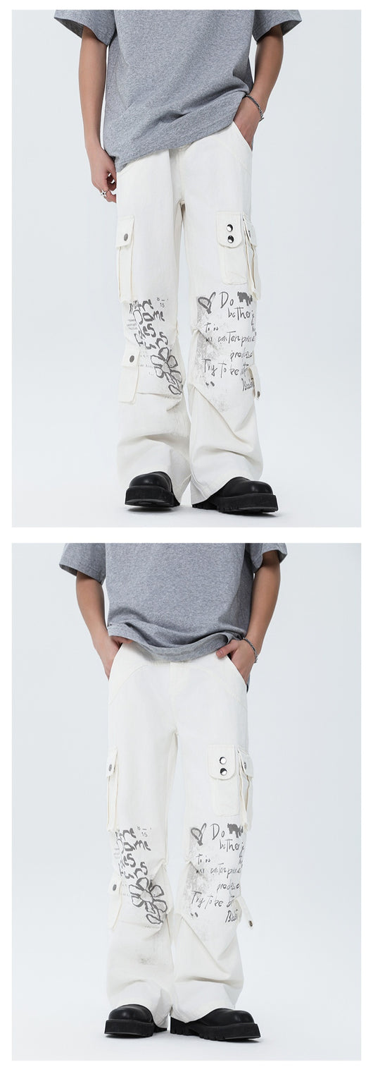 Overol Recto Blanco para Hombre - Diseño Minimalista Moda Americana - Image 13