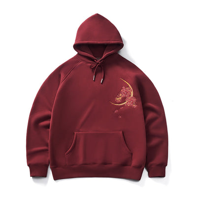Sudadera con Capucha Dragón Bordado Pesado Otoño Invierno para Hombre - Image 2