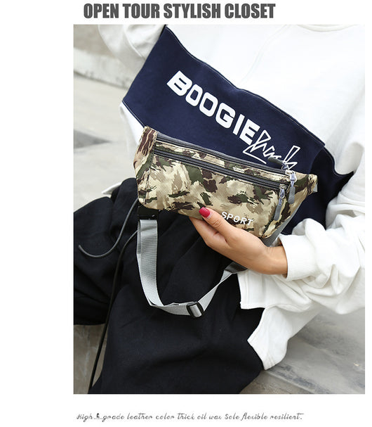 Riñonera Deportiva Impermeable Estampado Camuflaje - Image 93
